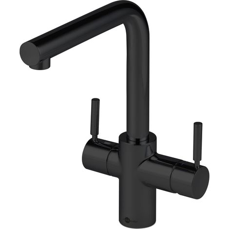 Insinkerator 3 in 1 Boiling Hot Cold Water Kitchen Tap Faucet Waste Matt Black