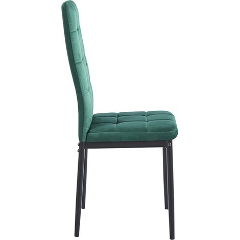 Packs Sillas Comedor - Pack 4 Sillas Lan Terciopelo - Verde (1/3)