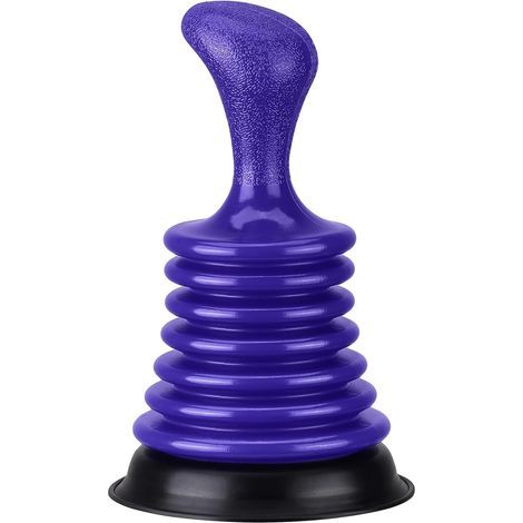 Ventouse Deboucheur Evier - Mini Ventouse Salle de Bain Déboucheur Canalisation Professionnel 10.5 x 10.5 x 17 cm - Sytème à Pompe Haute Pression pour Débouche Baignoire Douche (1/5)