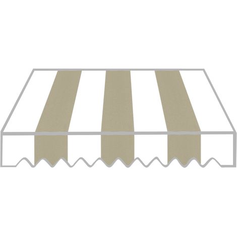 Tenda da Sole a Caduta 3x2,5m Tessuto in Poliestere Disegno P2004 (1/5)