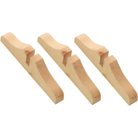 Lot de 3 Supports de Cloison Amovible Bois, Base de Séparateur de Pièce en Bois, Résistants à l'usure, pour Chambre et Bureau (1/5)