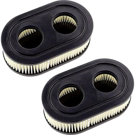 Satz mit 2 Luftfiltern für Briggs & Stratton 550E, 550EX, Eco-Plus, 575EX und Viking Motoren der Serien MB443.1, MB448.1, RM448, RM443, RM253. Ersetzt 798452, 798339, 593260, 09P702, 4, 247, 5, 432 un