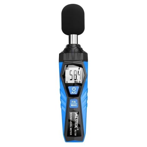 Mesureur de Niveau Sonore Numérique Décibelmètre Portable 30–130 dB avec Écran LCD pour Maison, Usine et Environnement Extérieur (1/5)