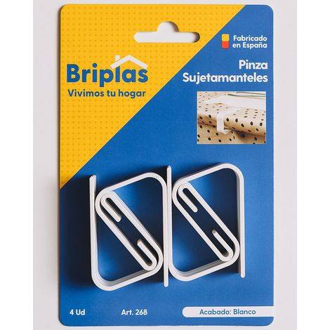 Pince à nappe blanche 4 unités