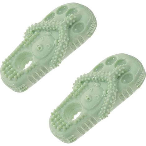 Lot de 2 jouets pour chien, chaussons pour chiot, chaussons mignons, jouets interactifs pour chiot. (1/5)