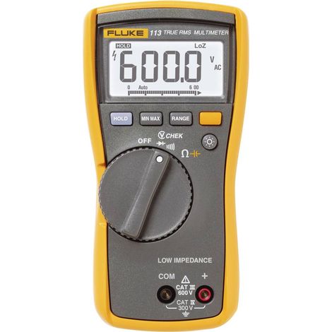 Fluke 113 Multimetro portatile digitale CAT III 600 V Display (Counts): 6000 (1/2)