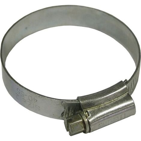 Faithfull LDA 11.7MM 2X Stainless Steel Hose Clip 45 - 60mm FAIHC2XSSB