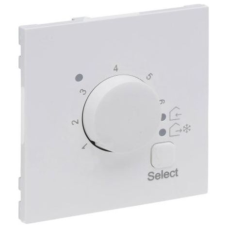LEGRAND, SEANO 765151 COUVERCLE POUR THERMOSTAT D'AMBIANCE ÉLECTRONIQUE, COULEUR : ULTRA BLANC