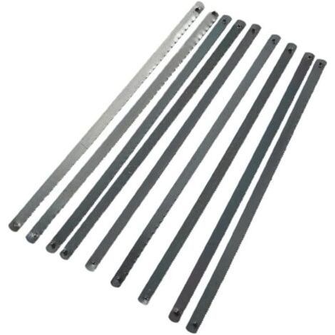 10pcs 300mm 24 Tooth Hacksaw Blades, Multi-Purpose Woodworking Saw Blades (1/4)