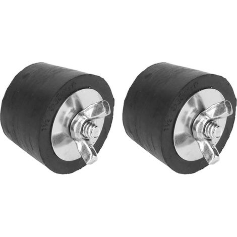 Bouchons Anti-Gel En Caoutchouc Pour Piscine Hivernage 38mm - Protection Parfaite Des Tuyaux D'Hiver - Lot De 2 - (1/5)