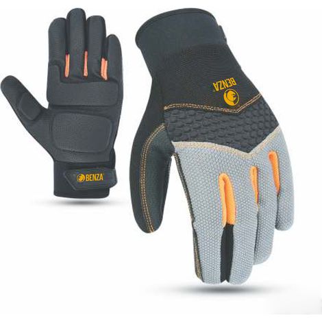 Guante de Seguridad Benza con Refuerzo de Goma EVA y Grip Antivibración