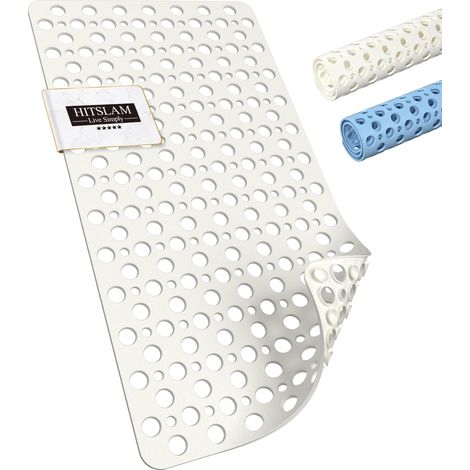 Tapis de Baignoire Antidérapant, 70 x 38 cm Tapis de Douche sans BPA, Résistant aux Moisissures (1/5)