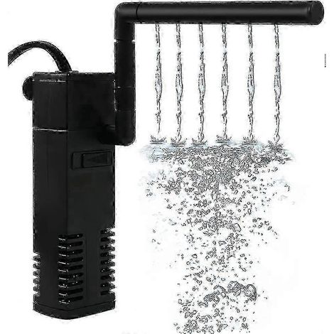 Filtre interne pour aquarium 22W, pompe de filtration silencieuse 1000L/h, filtre submersible pour aquariums de 80 à 250L (1/5)