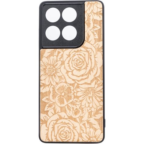 Bewood Holzhülle für Motorola Edge 60 Pro 5G ROSES ANIEGRE (1/2)