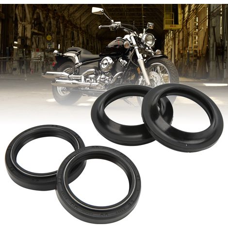 Dichtung für Motorrad-Stoßdämpfer vorne + Staubschutzkappe (4 Stück) 41X53-8/10.5 Passend für Yamaha Racing Star und andere Modelle. (1/5)