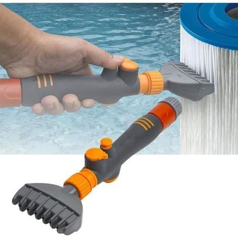 Cartucho Filtrante Piscina - Limpiador Jet - Filtros - Cepillo Limpieza Profesional (1/4)