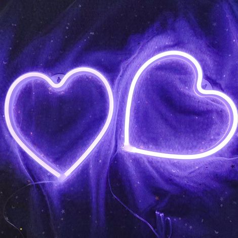 Arc en ciel LED Néon Lumières Art Coloré Néon Lampe Lampe Nuit Intérieure Mur Décor pour Home Party Anniversaire Valentine Cadeaux (1/5)