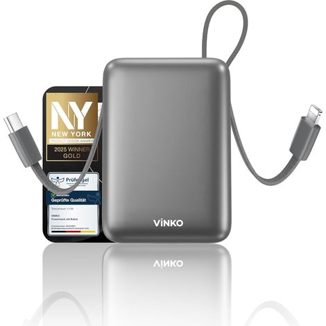 Power Bank 20000mAh, Batterie Externe Charge Rapide, Portable Charger avec USB C (1/5)