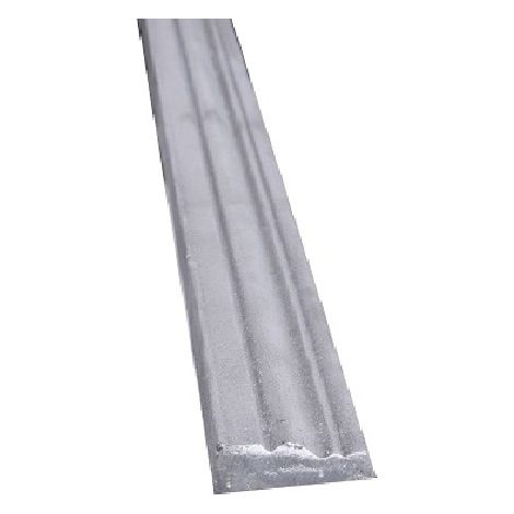 Décor de tôle avec moulure - Longueur 1250mm largeur 35mm épaisseur 12mm - Aluminium - À visser - DECO FER FORGE (1/3)