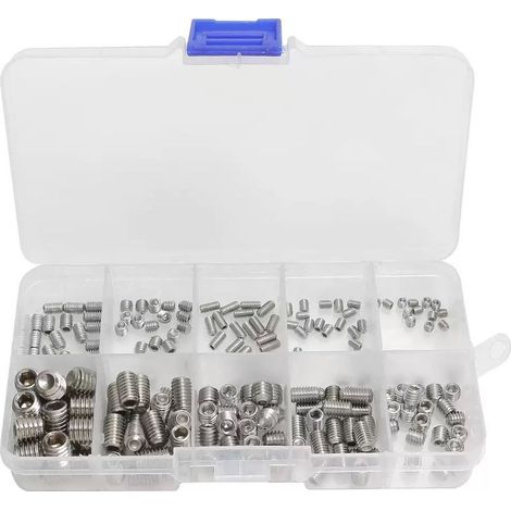 200 inserts filetés autotaraudeurs, vis à insert fileté en acier inoxydable, écrous à insert fileté autotaraudeurs M3 M4 M5 M6 M8 pour réparation hélicoïdale