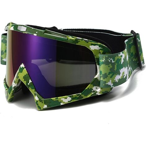 Motocross Goggles for Men and Women, Protective Motocross Goggles, Windproof, Anti-Fog, Anti-Dust for Outdoor Activities (1/5)
