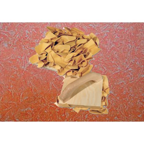 S.222 Spatule à effet glaçure 20 x 20 cm, manche en bois 82220020 PINCEAUX SANGLIER