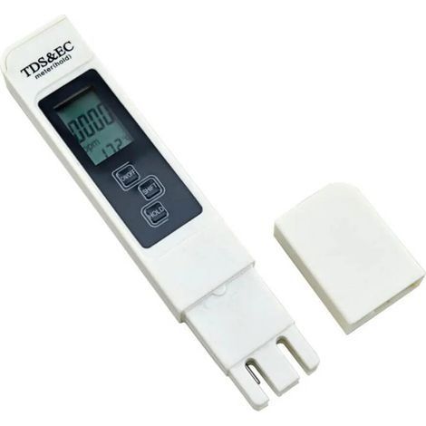 Testeur numérique de qualité de l'eau TDS EC, plage de 0 à 9990, compteur de température pour la pureté de l'eau, testeur PPM (1/5)