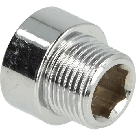 Rallonge de robinet 3/8'' x 10 mm laiton chromé