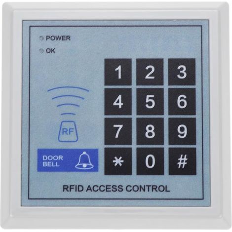 Contrôleur de proximité de Clavier numérique de contrôle d'accès pour Le système d'entrée de Porte Unique, 1000 utilisateurs, 10 porteclés RFID ID 125khz, k200 (1/5)