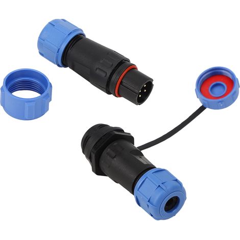 SP13 Wasserdichter Kabelverbinder, Rundstecker für die Luftfahrt, 4-adrig, Stecker/Buchse (1/5)