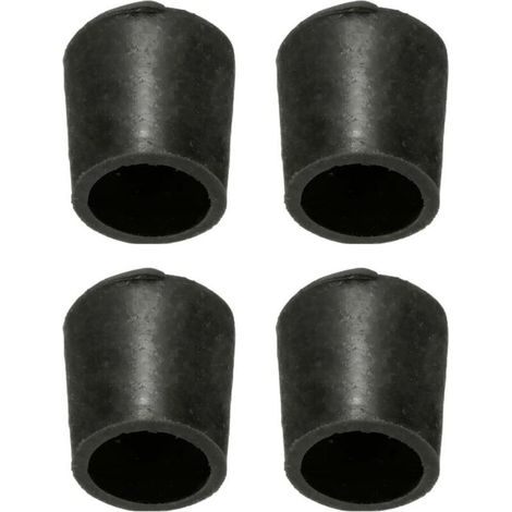 Lot de 4 couvre-pieds antidérapants en caoutchouc durable pour meubles et tables - Diamètre intérieur 19 mm