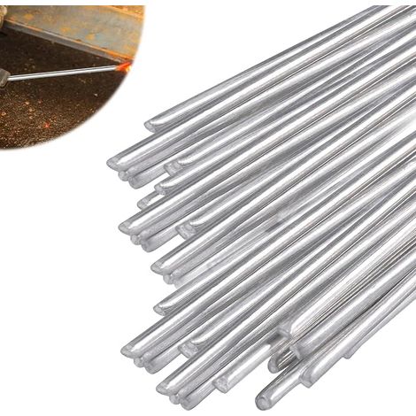 Aluminium Welding Rods, Pack of 50, Diameter 0.3 x 330 mm, Low Temperature Aluminium Welding Rods, Welding Additive, Solder Wire, No Soldering Powder Needed for Repair (1/5)