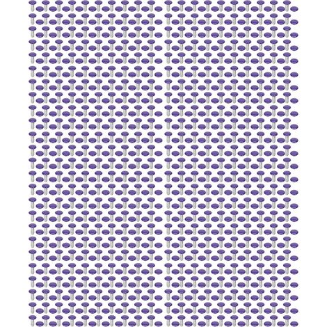 Jeu de 500 rivets en cuir 6x8mm, doubles couvercles ronds en fer électroplaqué violet, kit de bricolage pour maroquinerie et loisirs créatifs. (1/5)