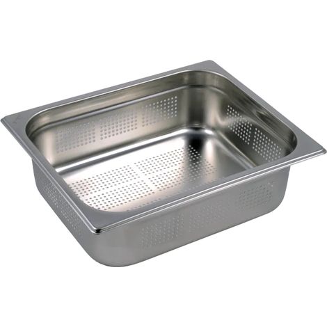Bac gastronorme perforé GN 1/2 - 100 en inox REDFOX - GND 1/2-100 - REDFOX