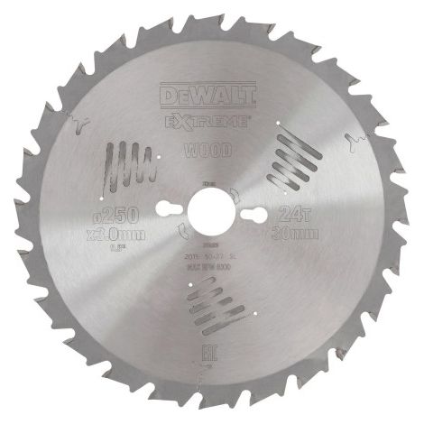 Lame de scie à bras radial DEWALT Extreme DT4301 pour scies stationnaires (1/3)