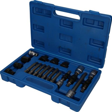BRILLIANT TOOLS Juego de bits y llaves de vaso para alternador, 18 piezas - BT571020 (1/5)