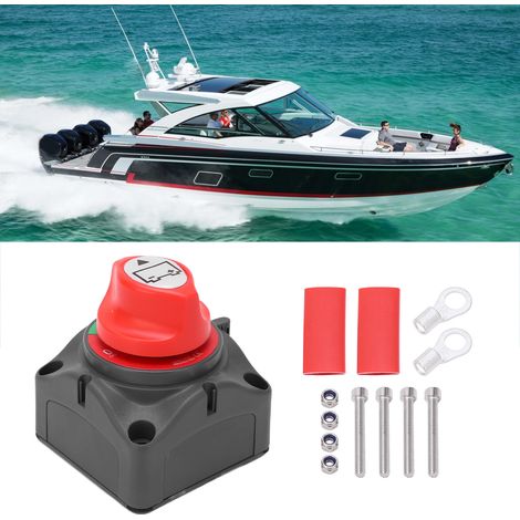 Interrupteur de Déconnexion de Batterie 12‑48VDC 275A Haute Température pour Voiture Camping‑Car Quad Bateau (1/5)
