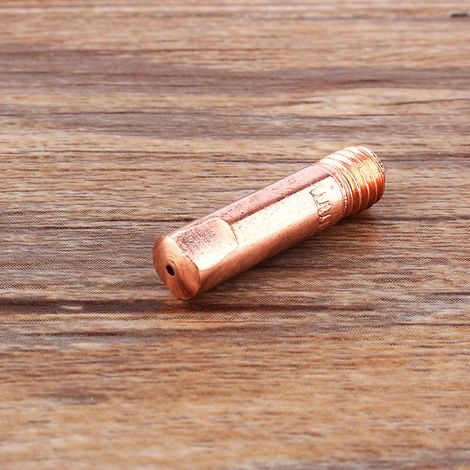 10 pièces embouts de contact pour torche de soudage MIG MAG MB 15AK 0,8x25mm cuivre buses de soudure (1/5)