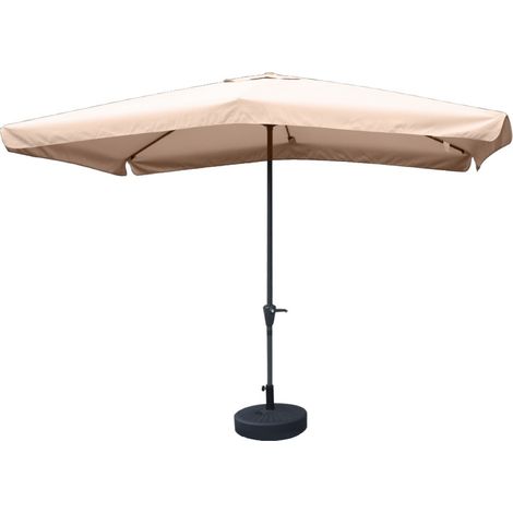 MAURY'S OMBRELLONE DA GIARDINO RETTANGOLARE 3 X 2 MT COLORE ECRÙ DIAMETRO ASTA 40 MM (1/2)