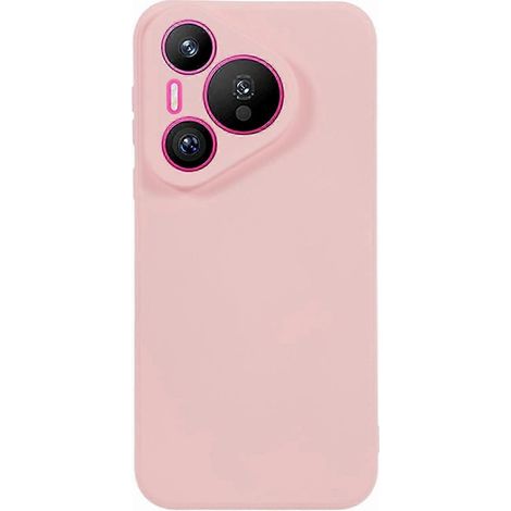 Coque compatible Huawei Pura 70 Pro/70 Pro+ avec doublure en fibre, TPU souple, couleur unie - Cadeau compatible avec G (1/5)