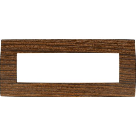 Placca Confort 506 7M Moduli Radica Compatibile Vimar Arke SD98007-6 (1/3)