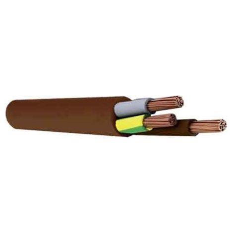 CAVO TRIPOLARE 'MARRONE' Sezione 3x1,5 mm - 100 metrilineari