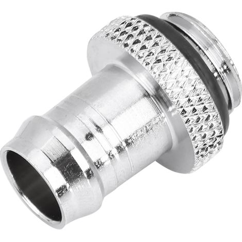 G1/4"-Gewindeadapter auf 3/8"-Schlauchanschluss für flexible Schläuche, verchromt für PC-Kühlung (1/5)