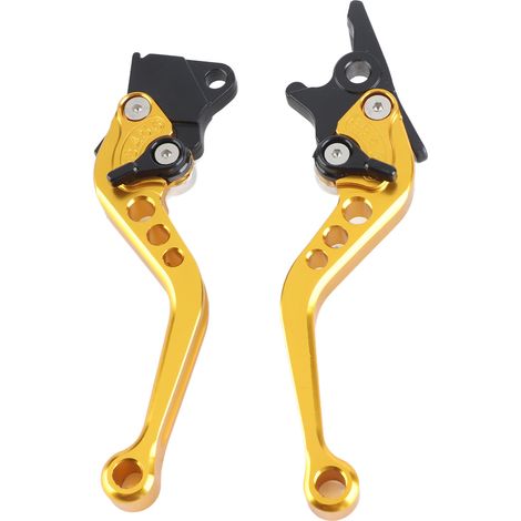 Manette de frein et embrayage CNC aluminium pour moto GY6/CG125 - Paire haute qualité (1/5)