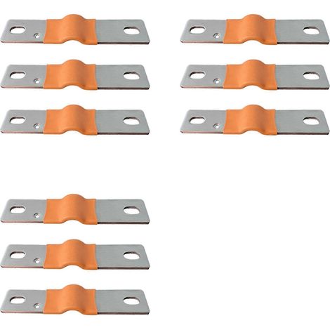 Connecteur de barre omnibus 3X, connecteur flexible en cuivre pour batterie lithium-fer-phosphate, 74 mm x 3 mm, compatible avec les protecteurs de batterie lithium-fer-phosphate de 280 Ah et 320 Ah (1/5)