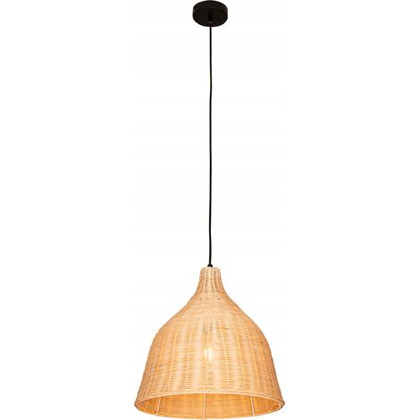 Bambus BOHO Rattan Holz Loft Hängende Deckenlampe