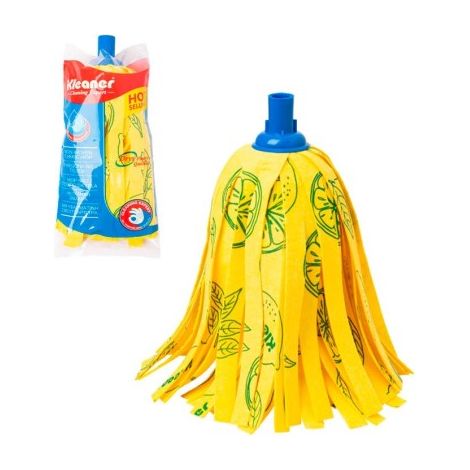 Strisce di ricambio per mocio gialle GSA030-H, in microfibra, ad alto assorbimento e lavabili (1/3)