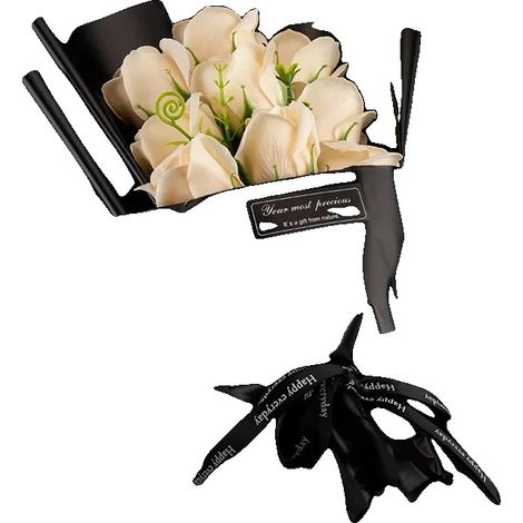 Künstlicher Blumenstrauß, Seifenrosen, Elegante Wohnkultur, Champagner (1/2)