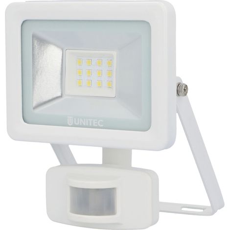 UniTec LED Strahler weiß mit Bewegungsmelder 7 W 850 lm Wandleuchte