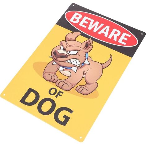 Avertissement pour chien aus Eisen mit Sichtbarem Design et (1/5)